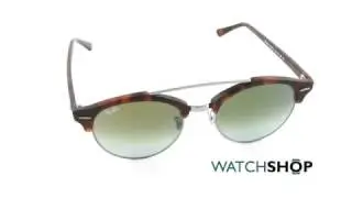 Ray-Ban Men's Clubround Double Bridge Sunglasses (RB4346-62519J-51)