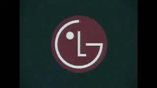 LG Logo In The 1980 Old Tv Effect