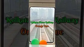 Путешествие на метро по оранжевой линии Калькутты Влог Руби в Нью-Гариа #OrangeLineMetro #RubyMet...