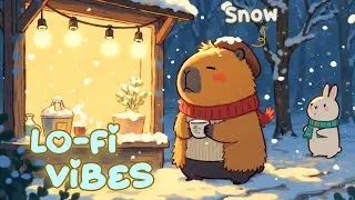 A Coffee, A Capy, A Snowy Day ❄️☕ Soft Lofi Vibes For Peaceful Hearts