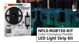 Color Changing Flexible LED Light Strip Kit NFLS RGB150 KIT