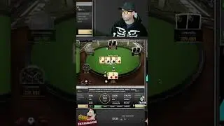 We hit the gut shot! #poker #pokerstream #gutshot #straight #suckout #pokerface #pokernight