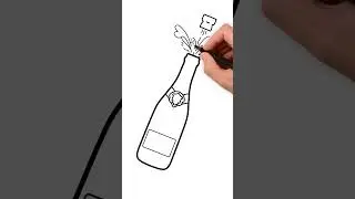 How to Draw Bottle | Easy Bottle Drawing for Kids | Step by Step | KidsTube