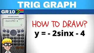 Trigonometry Graphs grade 10: How to draw