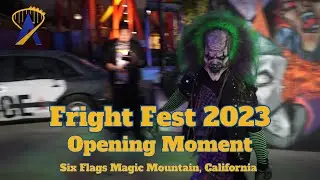 Magic Mountain Fright Fest Opening Moment 2023