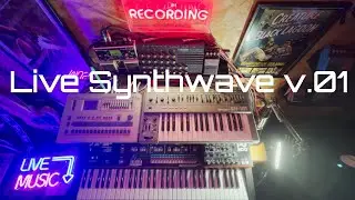 Live Synthwave v.01 JX3P + SH101 + TR707