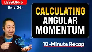 Calculating Angular Momentum Straight Line Motion | AP Physics 1 - Unit 6 Lesson 5