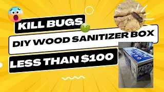 Kill Bugs and dry wood fast DYI wood kiln!