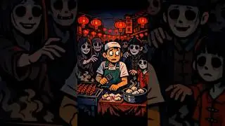 The Hungry Ghost Festival of China #video #story #horror #creepy #shorts #scary #ai