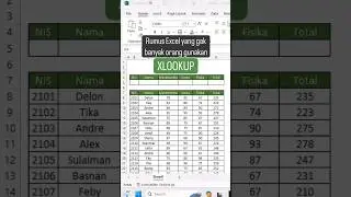 Rumus XLOOKUP di EXCEL #excel #exceltips #exceltricks #tutorexcel #belajarexcel #excelpemula