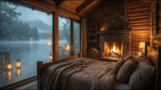 I Hit Record at the Cabin&mdash;Deep Sleep No Ads 8K Rain & Fireplace for Instant Calm