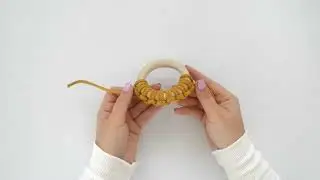 One Sided Lark's Head Knot | Continuous Lark's Head Knot | Step by Step Tutorial