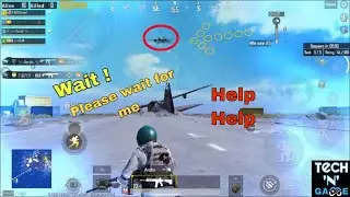 Pubgmobile|what happens when you are missed the plane|techngame