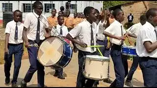 Moi High School Mbiruri scouts during the occasion of the 2022 prize giving at the school grounds.