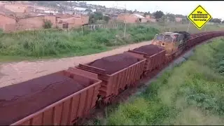 Trem da VALE  carregado de min&eacute;rio, Caraj&aacute;s - S&atilde;o Lu&iacute;s.