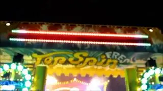Manege top spin à la fete foraine de Nantes Septembre 2013