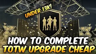 NO WAY EA!!! #FIFA22 CURRENT TOTW UPGRADE SBC CHEAPEST SOLUTION UNDER 13K!! - NO LOYALTY