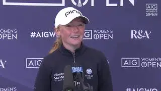 Louise Duncan Thursday Press Conference 2021 AIG Women's Open