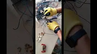 Complete #nonferrous breakdown of florescent lights