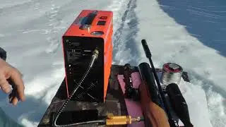 Заправляю колбу компрессором V3 New Warrior
