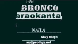 Naila   -   Grupo Bronco  ( karaoke ) original