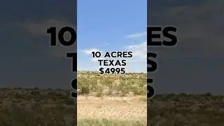 10 acres in Texas for $4,995 #texas #realestate #foryou #land #property #investing #shorts #fyp