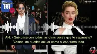 Audio revelador sobre el acoso de Amber Heard hacía Johnny Depp