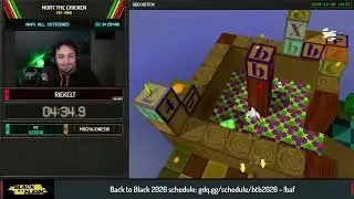 Mort the Chicken - Any% All Cutscenes in Speeding through the Holidays! - Black in a Flash