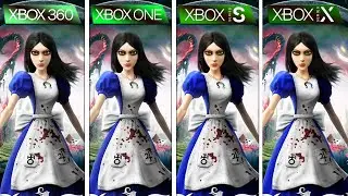 Alice Madness Returns (2011) XBOX 360 vs XBOX ONE vs XBOX SS vs XBOX SX (4K)