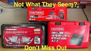 Лучший набор инструментов для механика до 100 долларов? Часть 1: Craftsman VS Husky 2021