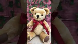 Merrythought London Gold Mohair Bear - Music Box | Teddybearland #shorts