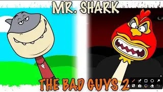 MY SPRUNKI OC: MR. SHARK (FROM THE BAD GUYS 2)