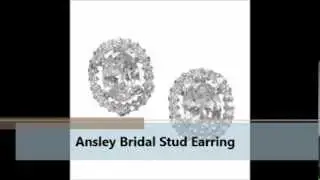 Bridal Jewelry: Ansley Bridal Stud Earring
