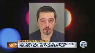 Man charged with fatal drinking and driving crash in Commerce Township