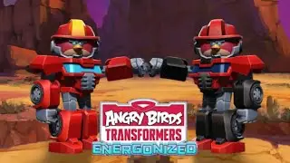 Heatwave and Sentinel Prime buffs showcase - Angry Birds Transformers Energonized