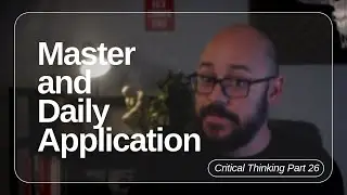 Master and Daily Application Part 26