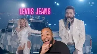 Beyonc&eacute; & Post Malone - LEVII'S JEANS (NFL Halftime Show) | FIRST REACTION