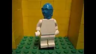 Lego Custom Blue Protocol Droid Head