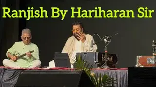 Rajnish Hi Sahi | Hariharan Ji | Ghazal By Hariharan Sir Live Concert In Bhatkhande Lucknow 