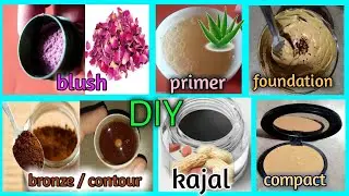 10 home made make up /All DIY Makeup 2020/no camicals
