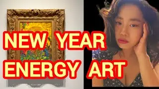 Happy New year 2026  new year Energy  Art 🎨 ✨️ Channelled &Intuitive  Painting &hearts;️🎨