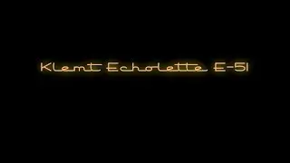 Klemt Echolette E51 - Tube tape echo - 60's