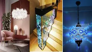 Decorative fancy lights & Attractive modern lighting fanoos designs for living room
