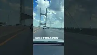 COMING HOME TO FLORIDA is wonderful! #beachlifeisthebestlife #florida #bridges