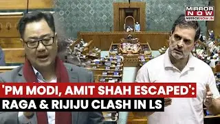 'PM Modi, Amit Shah Escaped': Rahul Gandhi And Kiren Rijiju Massive Clash At Lok Sabha | Budget 2026