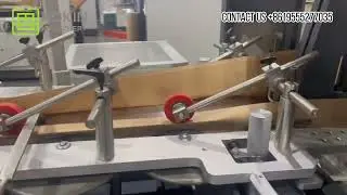 ROKIN SOS paper bag machine with half moon cut to easily open.