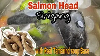 SALMON HEAD SINIGANG | WITH REAL TAMARIND SOUP BASE |