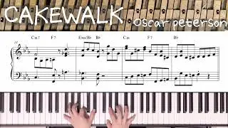 Cakewalk (Theme) - Oscar peterson / Piano Sheet Music Transcription 피아노악보