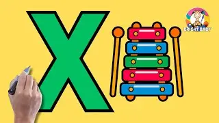 Alphabet Drawing - Letter X for Xylophone 🎶 - Children&rsquo;s Drawing