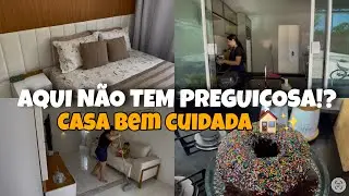 PREGUIÇA AQUI NÃO TEM VEZ/ cuidando da casa no domingo, almoço de uma panela só,bolo de chocolate 